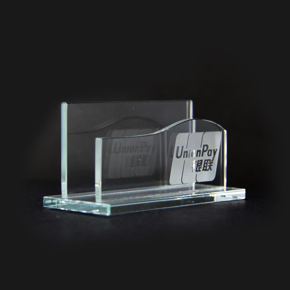 Crystal Name Card Holder